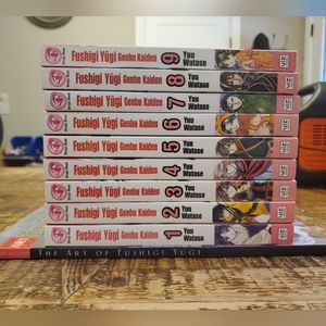 Set of Fushigi Yugi Graphic Novels and Art Book